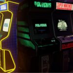 The gaming console of the arcade game; Polybius